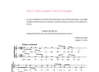 Música 7° básico-Unidad 4-OA3;4;6-Actividad 1 Música 7° básico-Unidad 4-OA3;4;6-Actividad 1