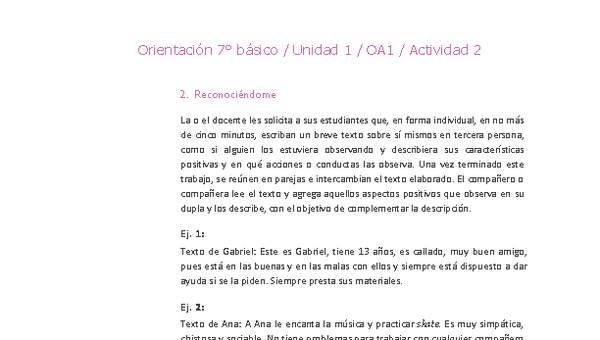 Orientación 7° básico-Unidad 1-OA1-Actividad 2 Orientación 7° básico-Unidad 1-OA1-Actividad 2