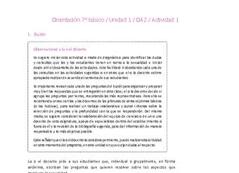 Orientación 7° básico-Unidad 1-OA2-Actividad 1 Orientación 7° básico-Unidad 1-OA2-Actividad 1