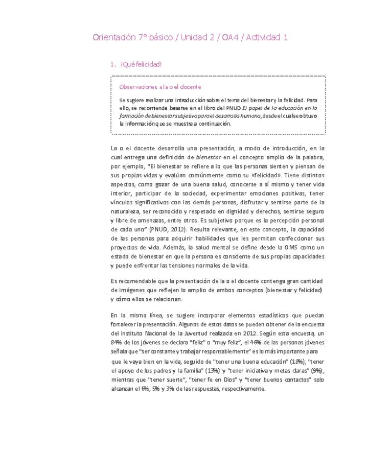 Orientación 7° básico-Unidad 2-OA4-Actividad 1 Orientación 7° básico-Unidad 2-OA4-Actividad 1