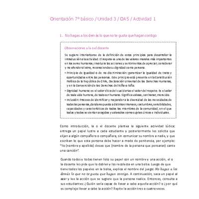 Orientación 7° básico-Unidad 3-OA5-Actividad 1 Orientación 7° básico-Unidad 3-OA5-Actividad 1
