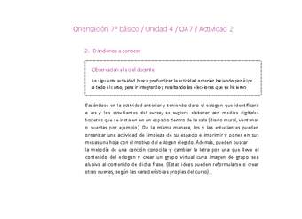 Orientación 7° básico-Unidad 4-OA7-Actividad 2 Orientación 7° básico-Unidad 4-OA7-Actividad 2