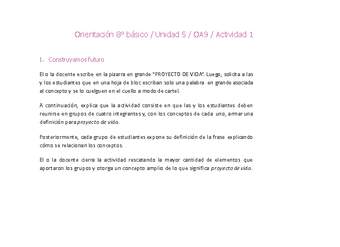 Orientación 8° básico-Unidad 5-OA9-Actividad 1 Orientación 8° básico-Unidad 5-OA9-Actividad 1