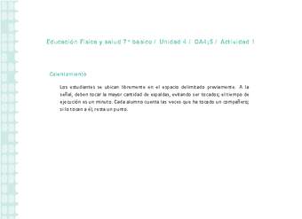 Educación Física 7° básico-Unidad 4-OA4;5-Actividad 1 Educación Física 7° básico-Unidad 4-OA4;5-Actividad 1