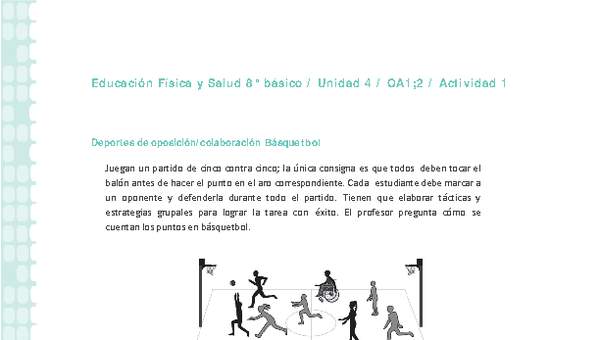 Educación Física 8° básico-Unidad 4-OA1;2-Actividad 1 Educación Física 8° básico-Unidad 4-OA1;2-Actividad 1
