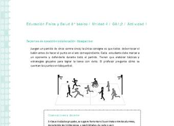 Educación Física 8° básico-Unidad 4-OA1;2-Actividad 1 Educación Física 8° básico-Unidad 4-OA1;2-Actividad 1