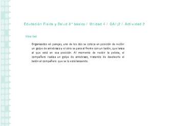 Educación Física 8° básico-Unidad 4-OA1;2-Actividad 2 Educación Física 8° básico-Unidad 4-OA1;2-Actividad 2