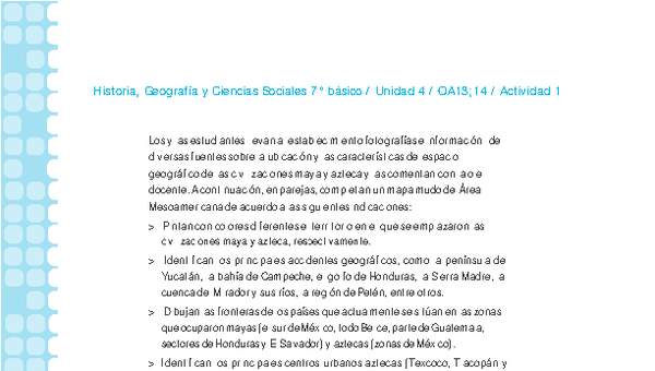 Historia 7° básico-Unidad 4-OA13;14-Actividad 1 Historia 7° básico-Unidad 4-OA13;14-Actividad 1