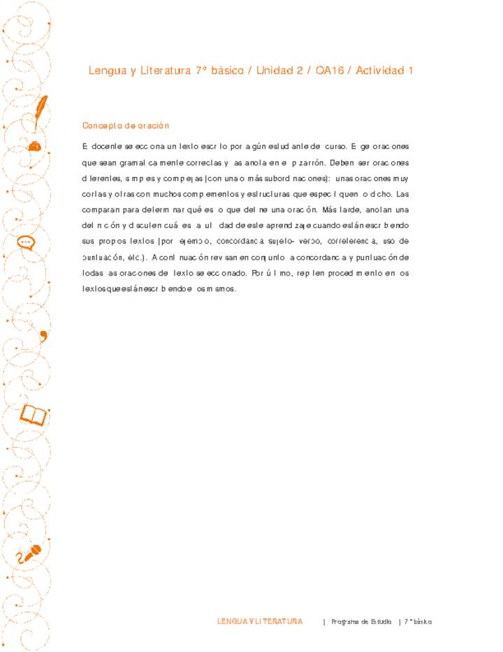 Lengua y Literatura 7° básico-Unidad 2-OA16-Actividad 1