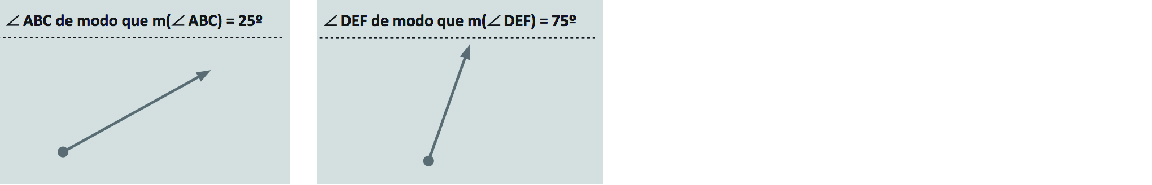Enunciado Construyendo ángulos con un lado dado Enunciado Construyendo ángulos con un lado dado