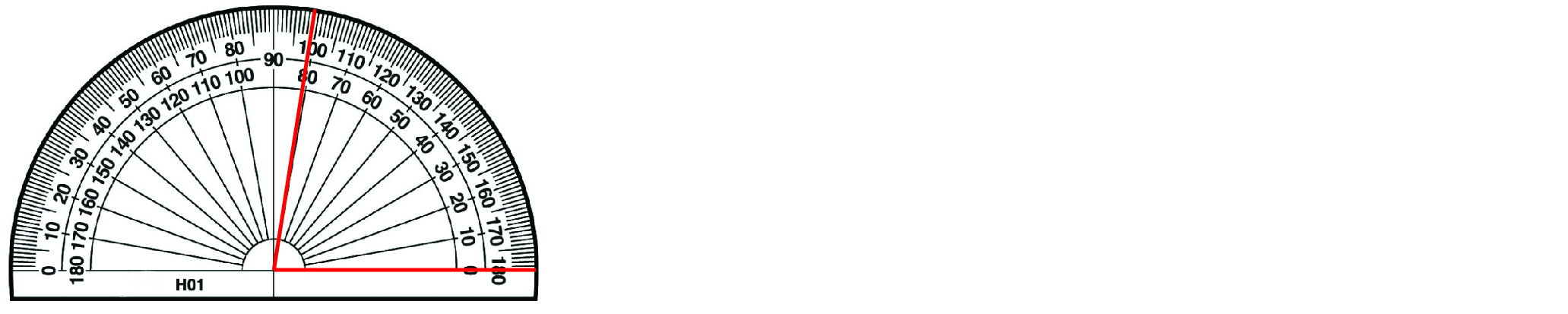 Respuesta 1 Ángulos con un transportador Respuesta 1 Ángulos con un transportador