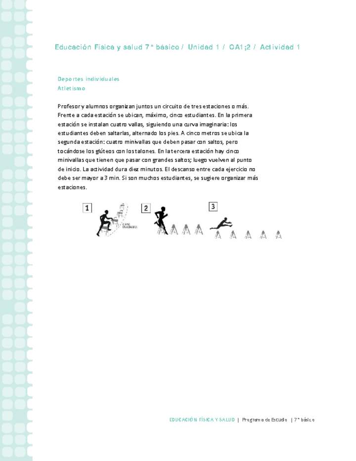 Educación Física 7 básico-Unidad 1-OA1;2-Actividad 1 Educación Física 7 básico-Unidad 1-OA1;2-Actividad 1