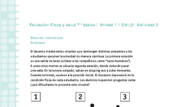 Educación Física 7 básico-Unidad 1-OA1;2-Actividad 2 Educación Física 7 básico-Unidad 1-OA1;2-Actividad 2