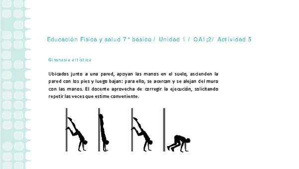 Educación Física 7 básico-Unidad 1-OA1;2-Actividad 5 Educación Física 7 básico-Unidad 1-OA1;2-Actividad 5
