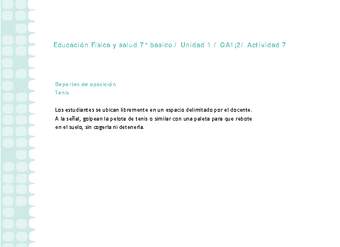 Educación Física 7 básico-Unidad 1-OA1;2-Actividad 7 Educación Física 7 básico-Unidad 1-OA1;2-Actividad 7