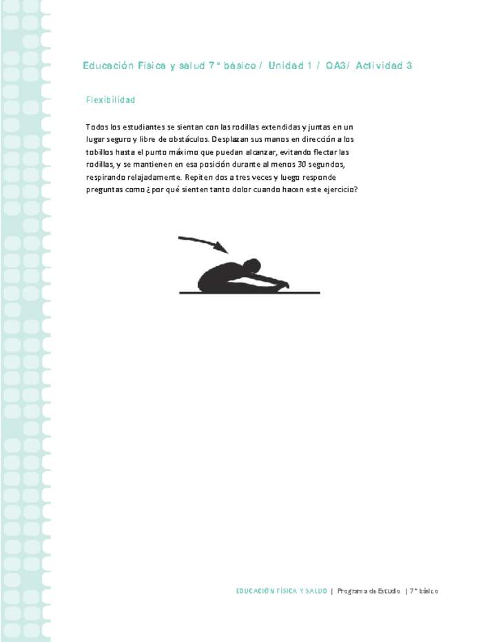 Educación Física 7 básico-Unidad 1-OA3-Actividad 3 Educación Física 7 básico-Unidad 1-OA3-Actividad 3