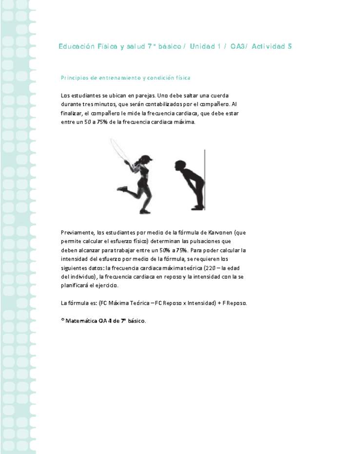 Educación Física 7 básico-Unidad 1-OA3-Actividad 5 Educación Física 7 básico-Unidad 1-OA3-Actividad 5