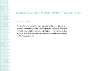 Educación Física 7 básico-Unidad 1-OA3-Actividad 6 Educación Física 7 básico-Unidad 1-OA3-Actividad 6