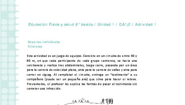 Educación Física 8 básico-Unidad 1-OA1;2-Actividad 1 Educación Física 8 básico-Unidad 1-OA1;2-Actividad 1