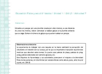 Educación Física 8 básico-Unidad 1-OA1;2-Actividad 7 Educación Física 8 básico-Unidad 1-OA1;2-Actividad 7