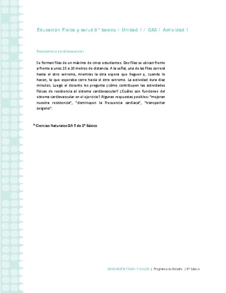 Educación Física 8 básico-Unidad 1-OA3-Actividad 1 Educación Física 8 básico-Unidad 1-OA3-Actividad 1