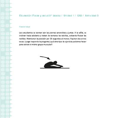 Educación Física 8 básico-Unidad 1-OA3-Actividad 3 Educación Física 8 básico-Unidad 1-OA3-Actividad 3