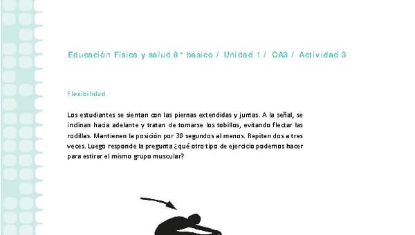 Educación Física 8 básico-Unidad 1-OA3-Actividad 3 Educación Física 8 básico-Unidad 1-OA3-Actividad 3