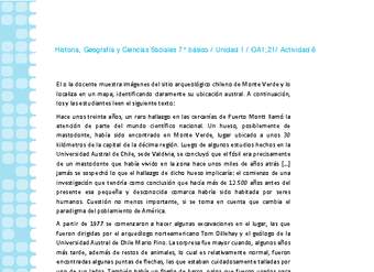 Historia 7° básico-Unidad 1-OA1;21-Actividad 6 Historia 7° básico-Unidad 1-OA1;21-Actividad 6