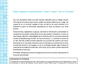 Historia 7° básico-Unidad 1-OA1;21-Actividad 7 Historia 7° básico-Unidad 1-OA1;21-Actividad 7