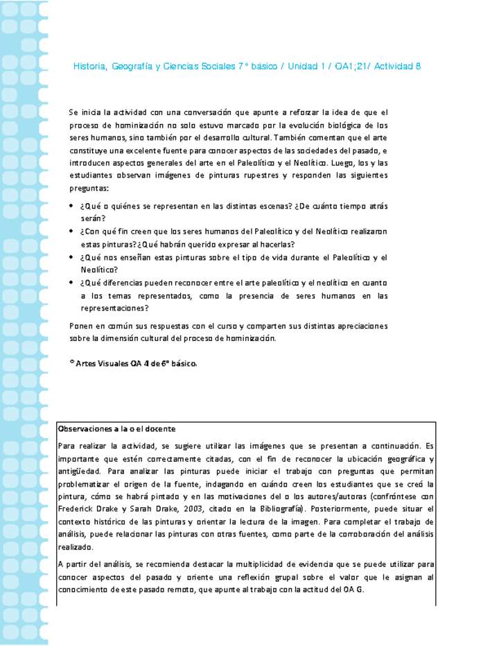 Historia 7° básico-Unidad 1-OA1;21-Actividad 8 Historia 7° básico-Unidad 1-OA1;21-Actividad 8