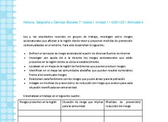 Historia 7° básico-Unidad 1-OA21;22-Actividad 4 Historia 7° básico-Unidad 1-OA21;22-Actividad 4