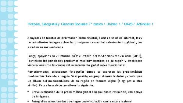 Historia 7° básico-Unidad 1-OA23-Actividad 1 Historia 7° básico-Unidad 1-OA23-Actividad 1
