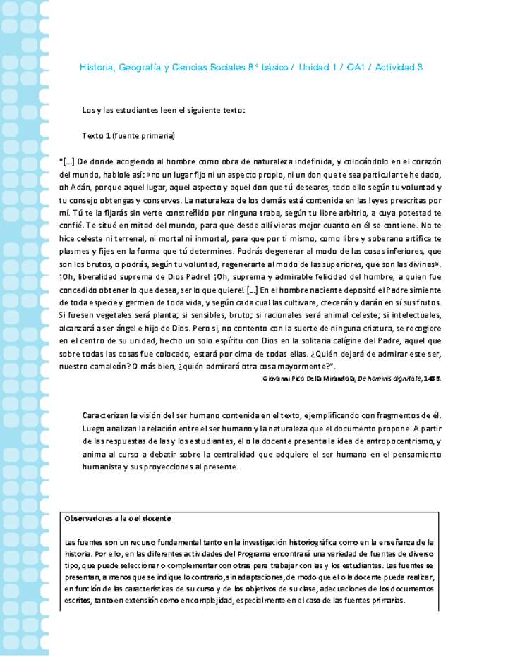 Historia 8° básico-Unidad 1-OA1-Actividad 3 Historia 8° básico-Unidad 1-OA1-Actividad 3
