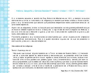 Historia 8° básico-Unidad 1-OA17-Actividad 1 Historia 8° básico-Unidad 1-OA17-Actividad 1