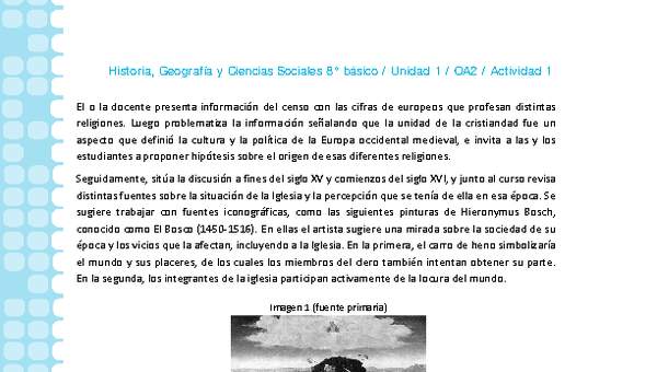 Historia 8° básico-Unidad 1-OA2-Actividad 1 Historia 8° básico-Unidad 1-OA2-Actividad 1