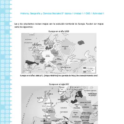 Historia 8° básico-Unidad 1-OA3-Actividad 1 Historia 8° básico-Unidad 1-OA3-Actividad 1