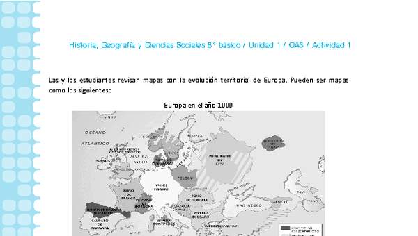 Historia 8° básico-Unidad 1-OA3-Actividad 1 Historia 8° básico-Unidad 1-OA3-Actividad 1
