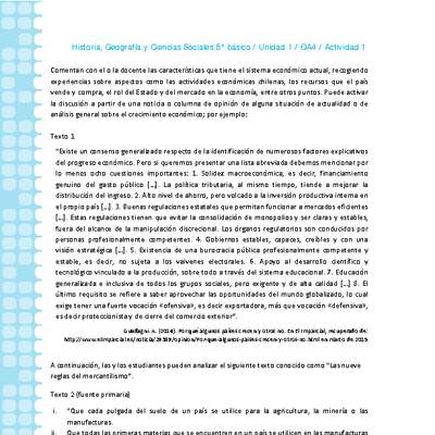 Historia 8° básico-Unidad 1-OA4-Actividad 1 Historia 8° básico-Unidad 1-OA4-Actividad 1