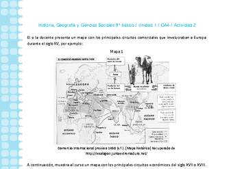 Historia 8° básico-Unidad 1-OA4-Actividad 2 Historia 8° básico-Unidad 1-OA4-Actividad 2