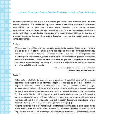 Historia 8° básico-Unidad 1-OA4-Actividad 3 Historia 8° básico-Unidad 1-OA4-Actividad 3