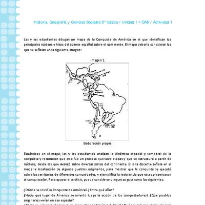 Historia 8° básico-Unidad 1-OA6-Actividad 1 Historia 8° básico-Unidad 1-OA6-Actividad 1