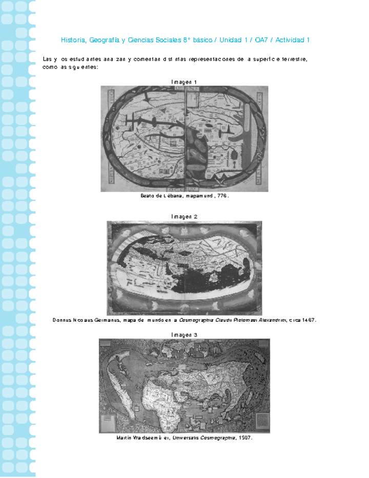 Historia 8° básico-Unidad 1-OA7-Actividad 1 Historia 8° básico-Unidad 1-OA7-Actividad 1