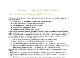 Artes Visuales 2 medio-Unidad 1-OA1;4-Actividad 4 Artes Visuales 2 medio-Unidad 1-OA1;4-Actividad 4
