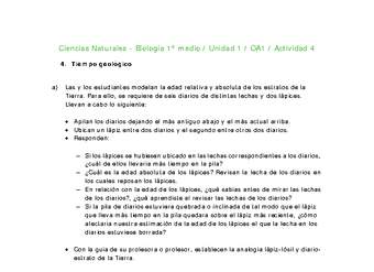 Ciencias Naturales 1 medio-Unidad 1-OA1-Actividad 4 Ciencias Naturales 1 medio-Unidad 1-OA1-Actividad 4