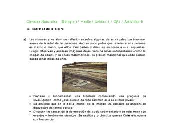 Ciencias Naturales 1 medio-Unidad 1-OA1-Actividad 5 Ciencias Naturales 1 medio-Unidad 1-OA1-Actividad 5