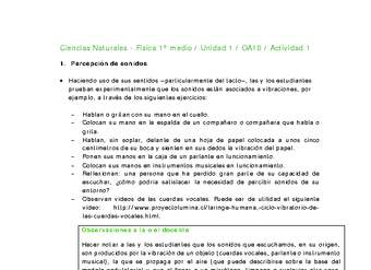 Ciencias Naturales 1 medio-Unidad 1-OA10-Actividad 1 Ciencias Naturales 1 medio-Unidad 1-OA10-Actividad 1