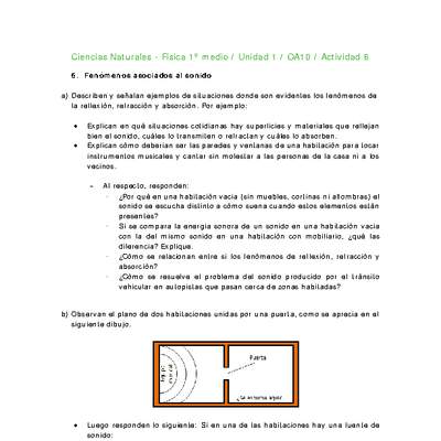 Ciencias Naturales 1 medio-Unidad 1-OA10-Actividad 6 Ciencias Naturales 1 medio-Unidad 1-OA10-Actividad 6