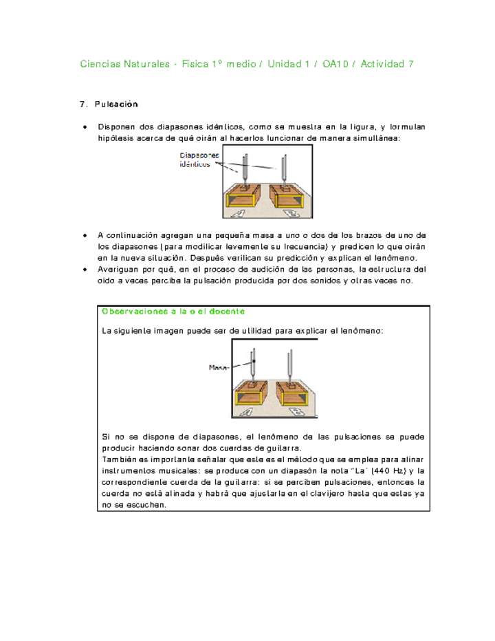 Ciencias Naturales 1 medio-Unidad 1-OA10-Actividad 7 Ciencias Naturales 1 medio-Unidad 1-OA10-Actividad 7