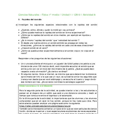 Ciencias Naturales 1 medio-Unidad 1-OA10-Actividad 9 Ciencias Naturales 1 medio-Unidad 1-OA10-Actividad 9