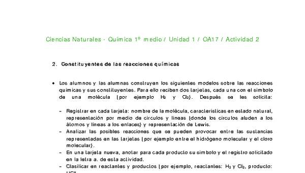 Ciencias Naturales 1 medio-Unidad 1-OA17-Actividad 2